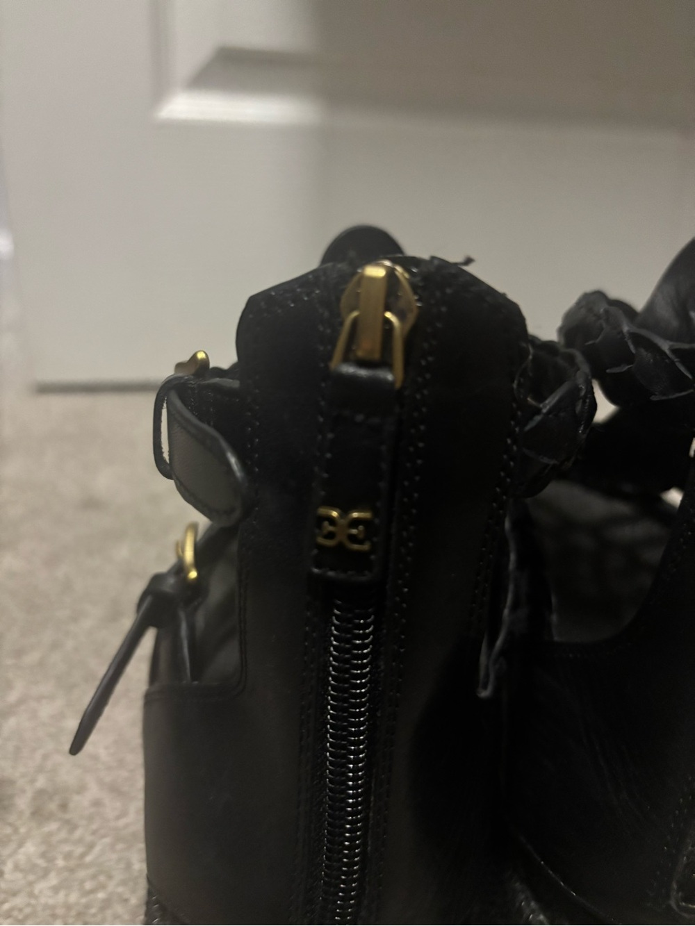 Sam Edelman Nicki Black Platform Strappy Sandal - Picture 6 of 10